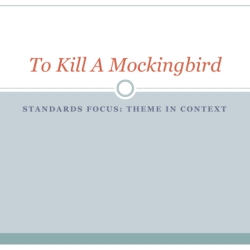 Mockingbird courage