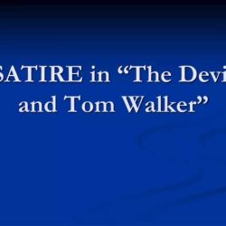 Satire in the devil and tom walker