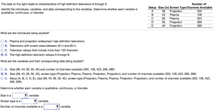 Discrete continuous variables sharedoc