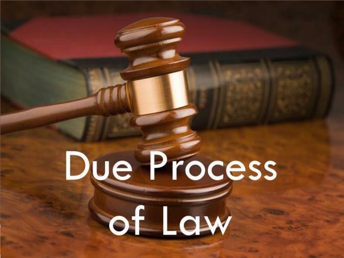 Process due law government slideshare